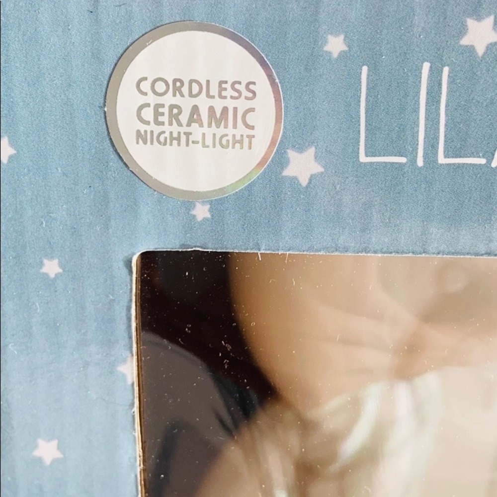 Lila & Jack White Ceramic Bear Cordless Lamp - Picture 12 of 15